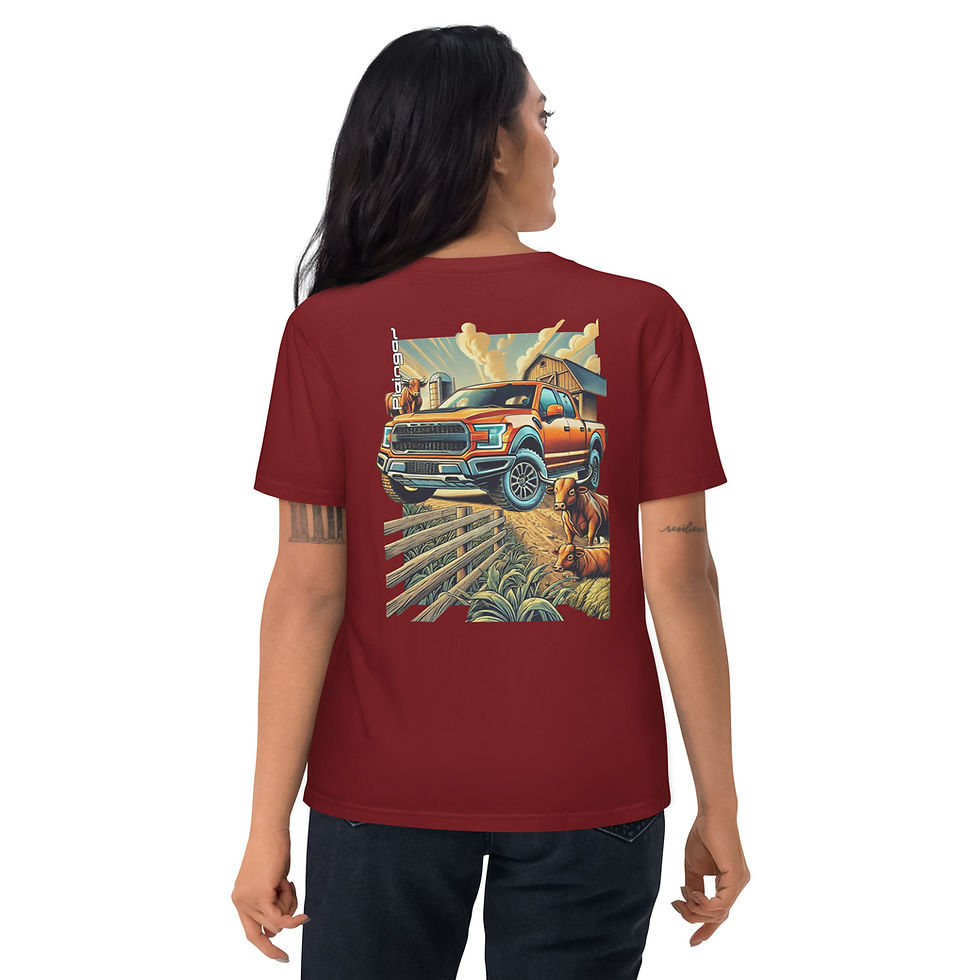 Thumbnail: T-shirt Pleingaz F150 - du S au 5XL - Unisex 100% coton bio Oeko-Tex