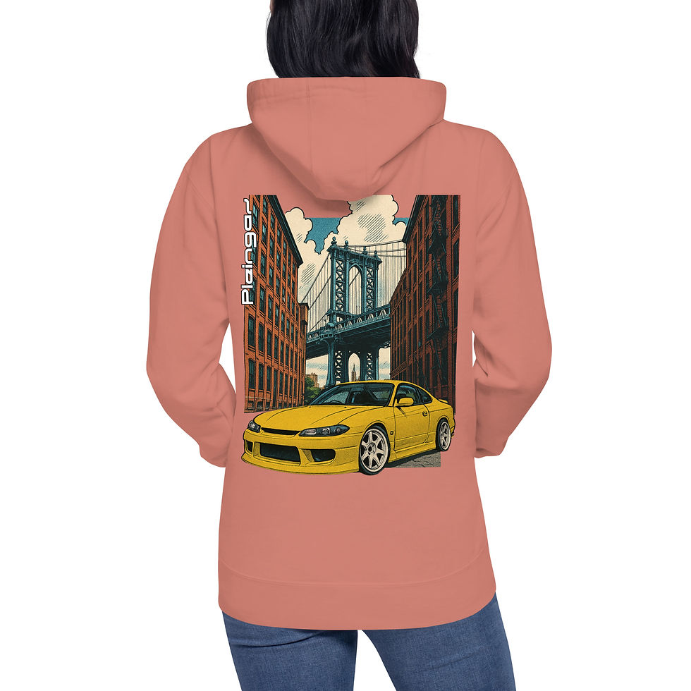 Thumbnail: Hoodie Pleingaz SILVIA YELLOW - du S au 3XL - unisex coton/polyester