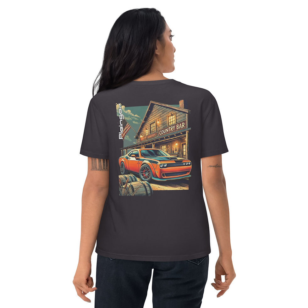 Thumbnail: T-shirt Pleingaz CHALLENGER - du S au 5XL - Unisex 100% coton bio Oeko-Tex