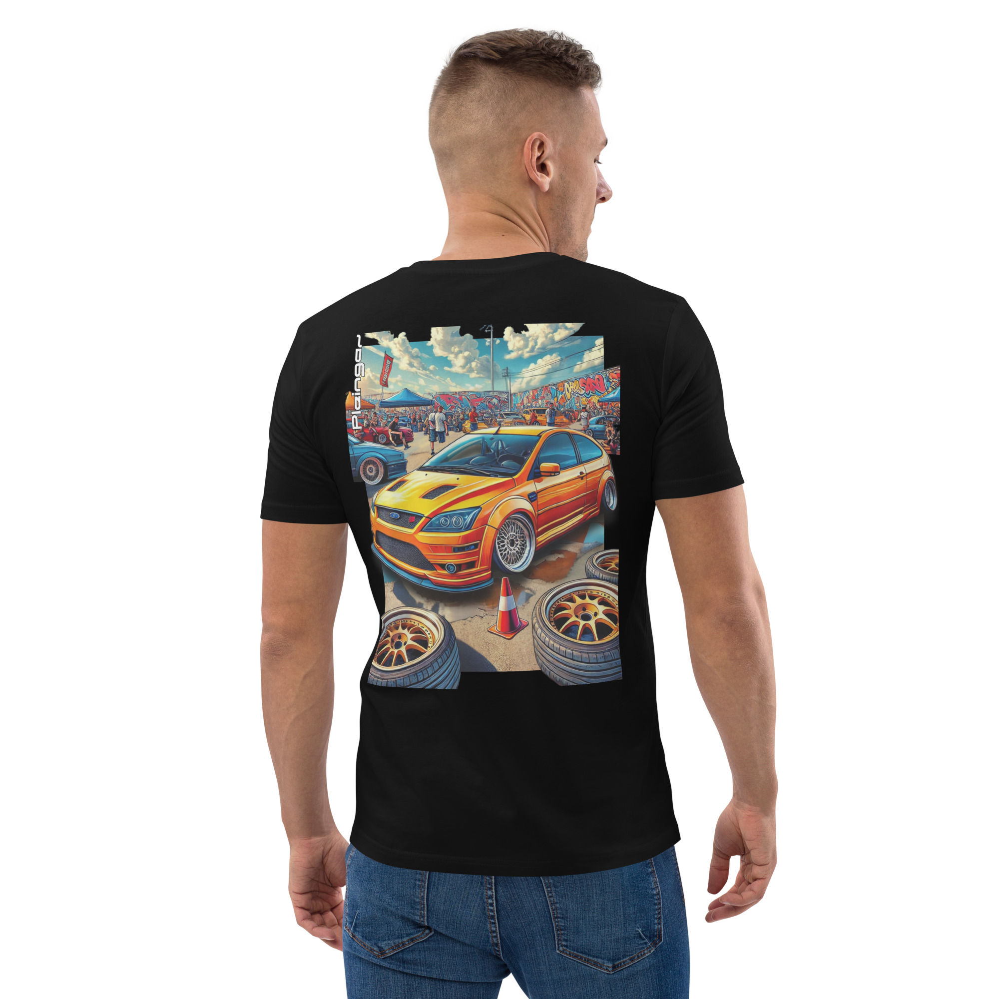 T-shirt Pleingaz FOCUS ST - du S au 5XL - Unisex 100% coton bio Oeko-Tex