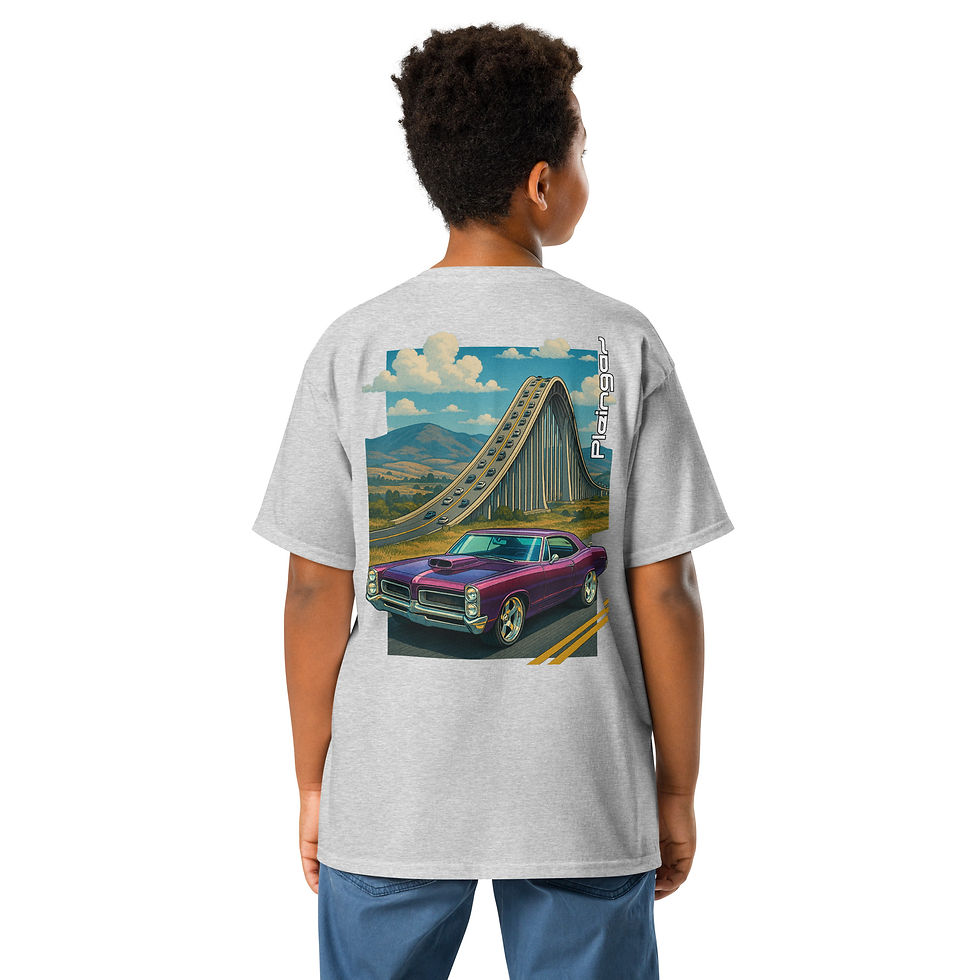 Thumbnail: Kid t-shirt Pleingaz GTO xXx unisex coton oeko-tex