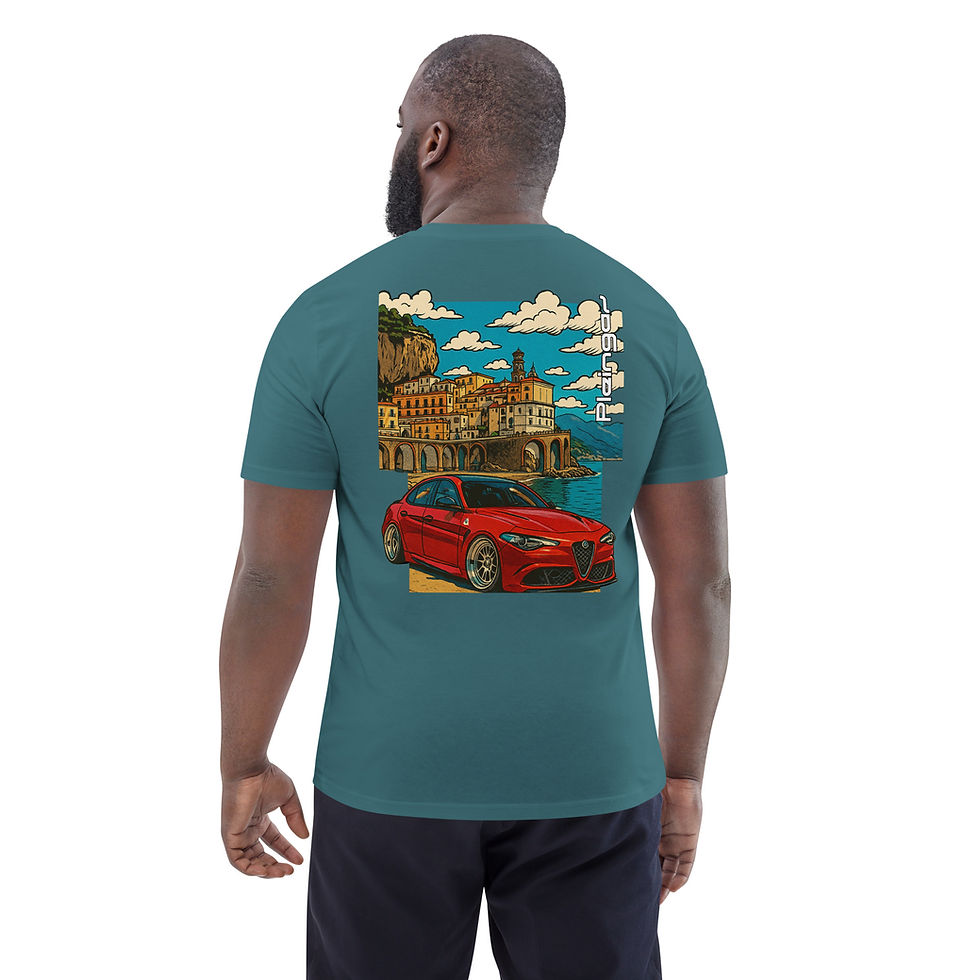 Miniature : T-shirt Pleingaz GIULIA QUADRIFOGLIO du S au 5XL unisex 100% coton bio Oeko-Tex