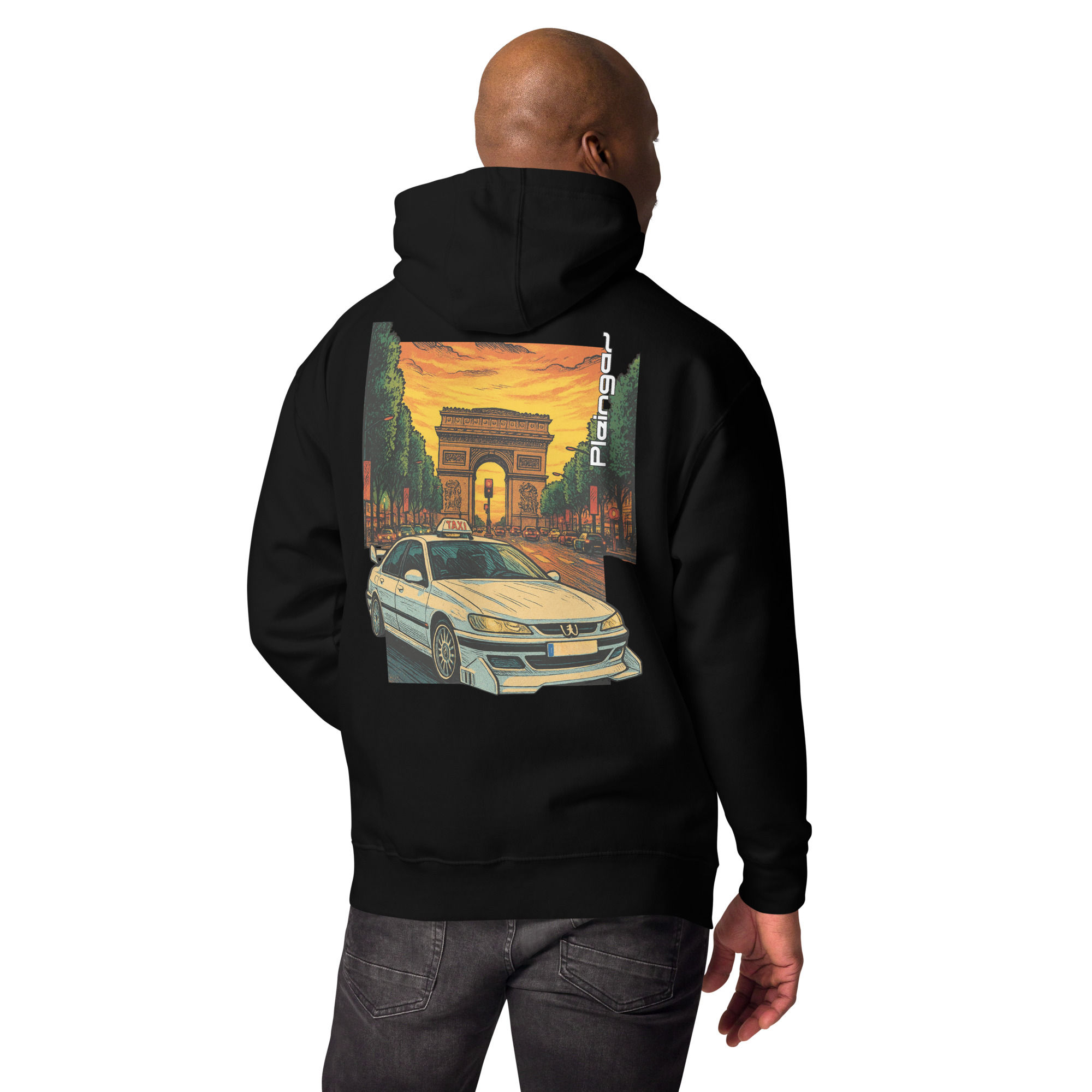 Hoodie Pleingaz 406 TAXI - du S au 3XL - unisex coton/polyester