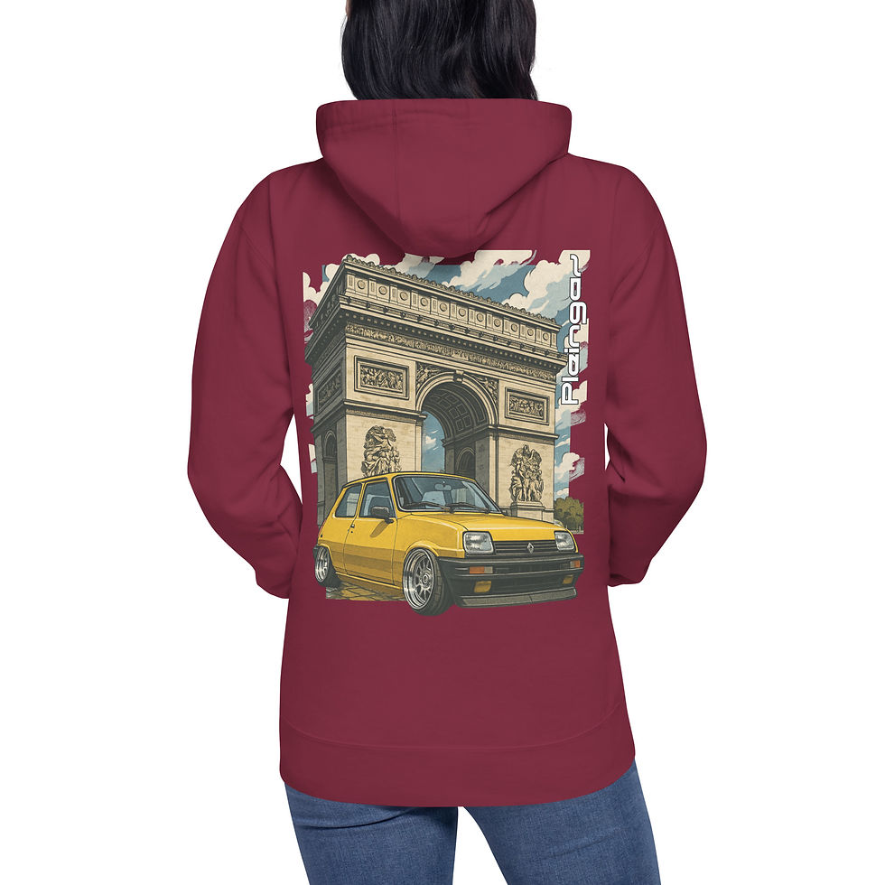 Miniaturbild: Hoodie Pleingaz R5 - du S au 3XL  - unisex coton/polyester