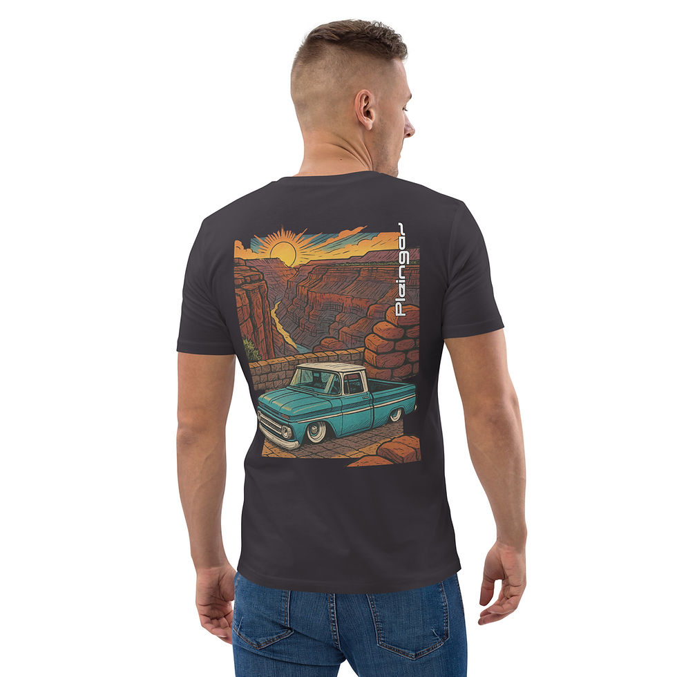 Thumbnail: T-shirt Pleingaz C10 Pickup - du S au 5XL - Unisex Coton Bio Oeko-tex