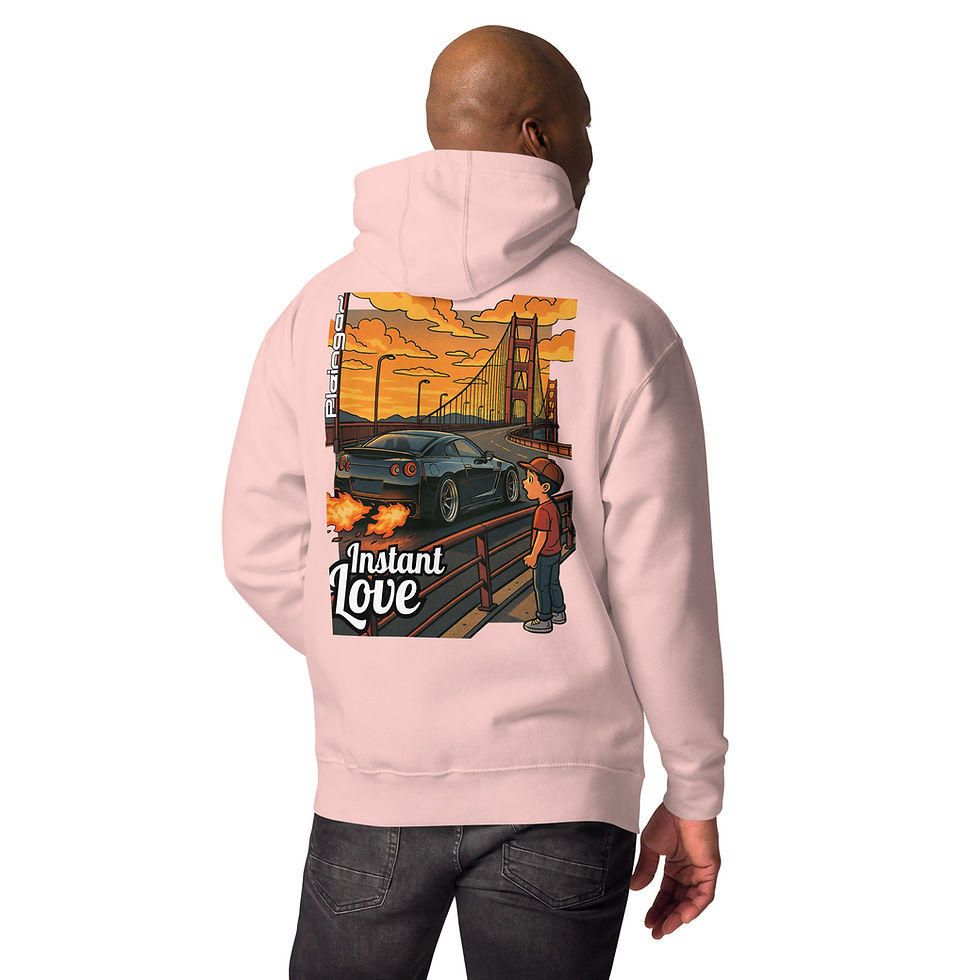 Miniature : Hoodie Pleingaz INSTANT LOVE - du S au 3XL  - unisex coton/polyester