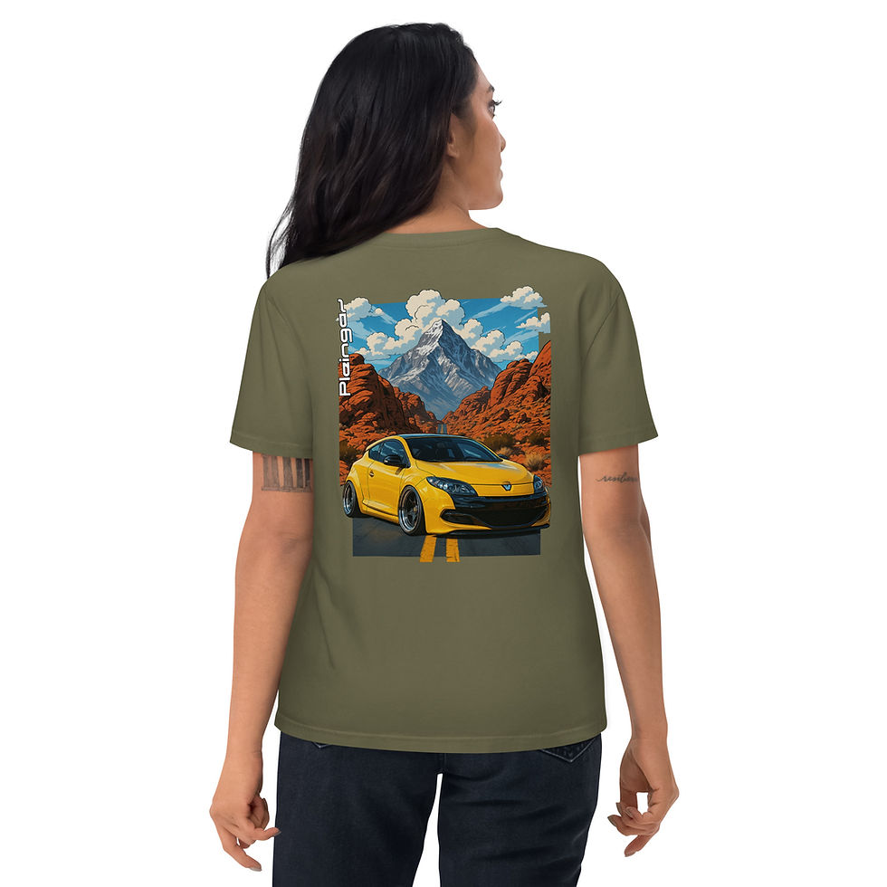 Miniaturbild: T-shirt Pleingaz MEGANE RS MK3 - du S au 5XL - unisex en coton bio Oeko tex
