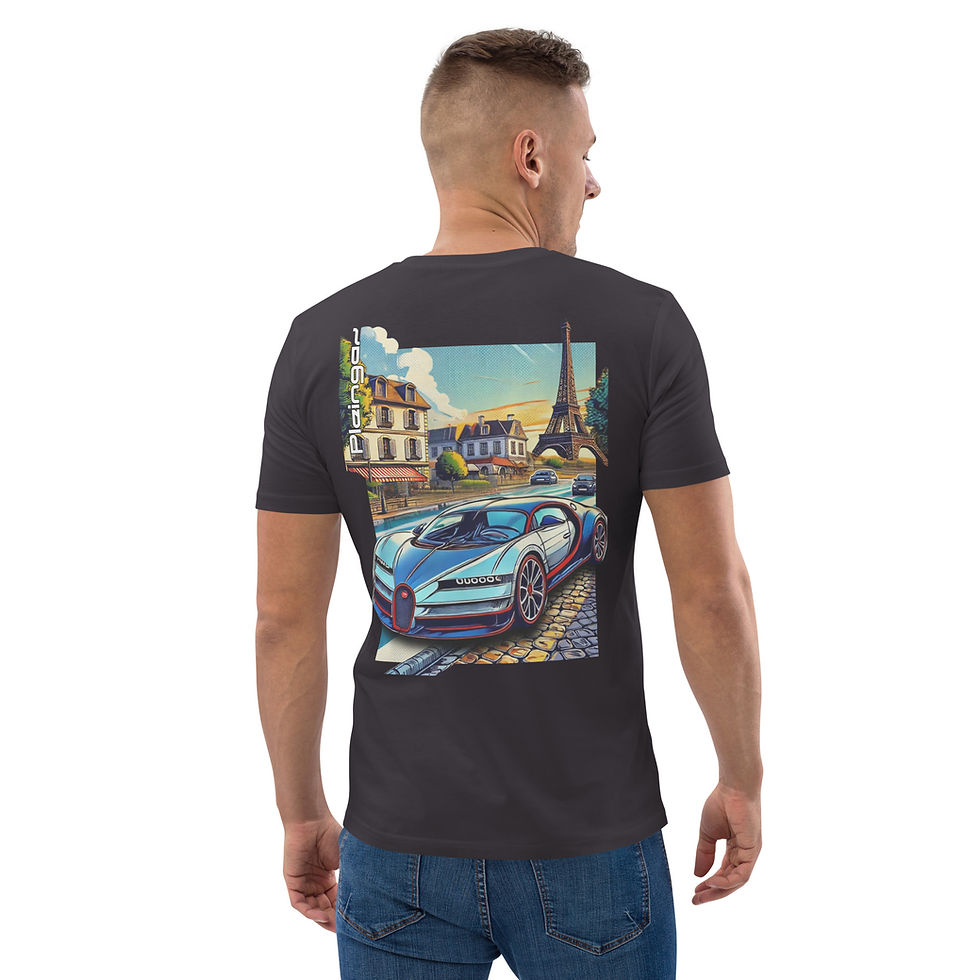 Thumbnail: T-shirt Pleingaz CHIRON - du S au 5XL - Unisex 100% coton bio Oeko-Tex
