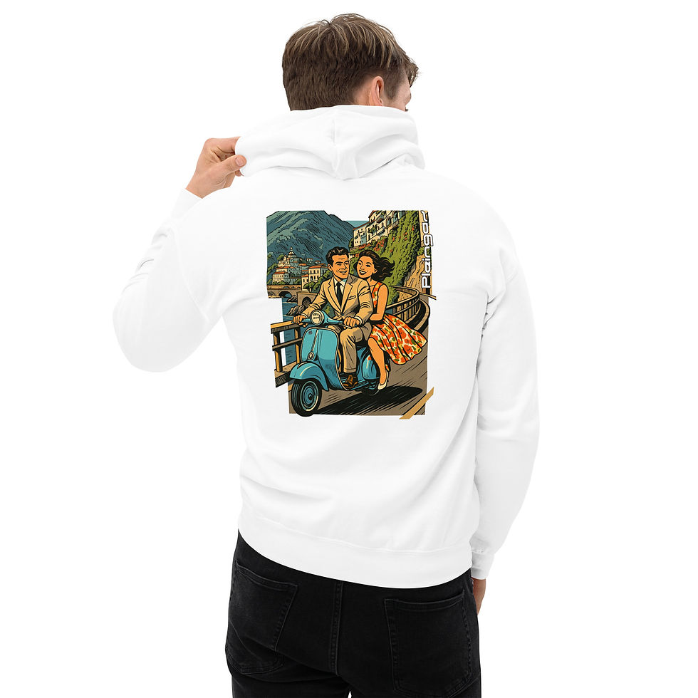 Miniaturbild: Hoodie  Pleingaz PRIMAVERA SCOOTER unisex coton/polyester