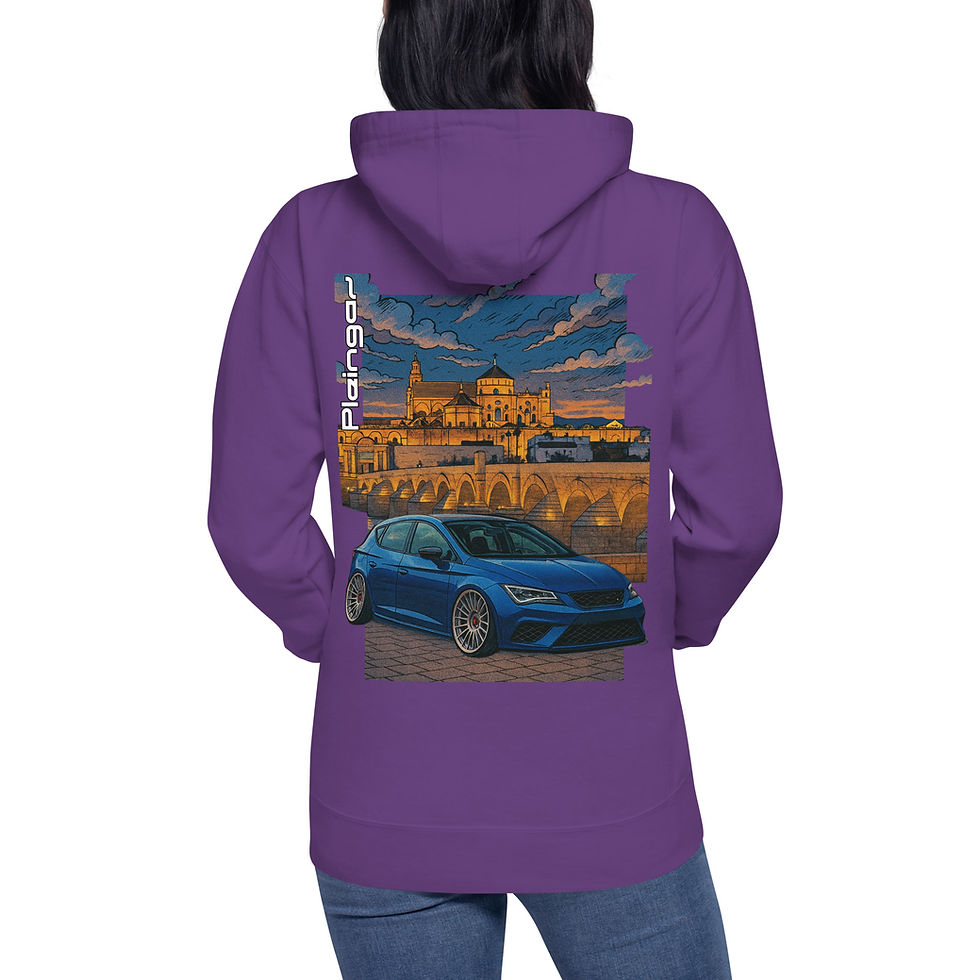 Thumbnail: Hoodie Pleingaz LEON 3 CUPRA - du S au 3XL  - unisex coton/polyester