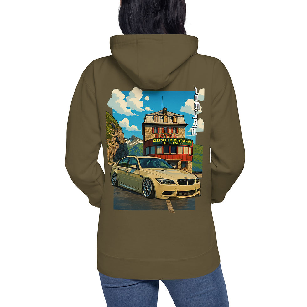 Miniature : Hoodie Pleingaz E90 M3 POPI - du S au 3XL - unisex coton/polyester