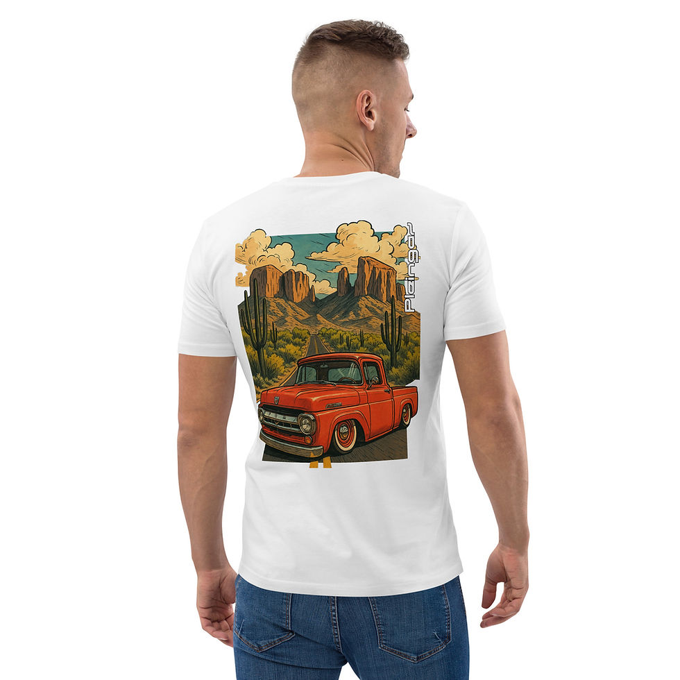Thumbnail: T-shirt Pleingaz F100 1957 - du S au 5XL - Unisex coton bio oeko tex