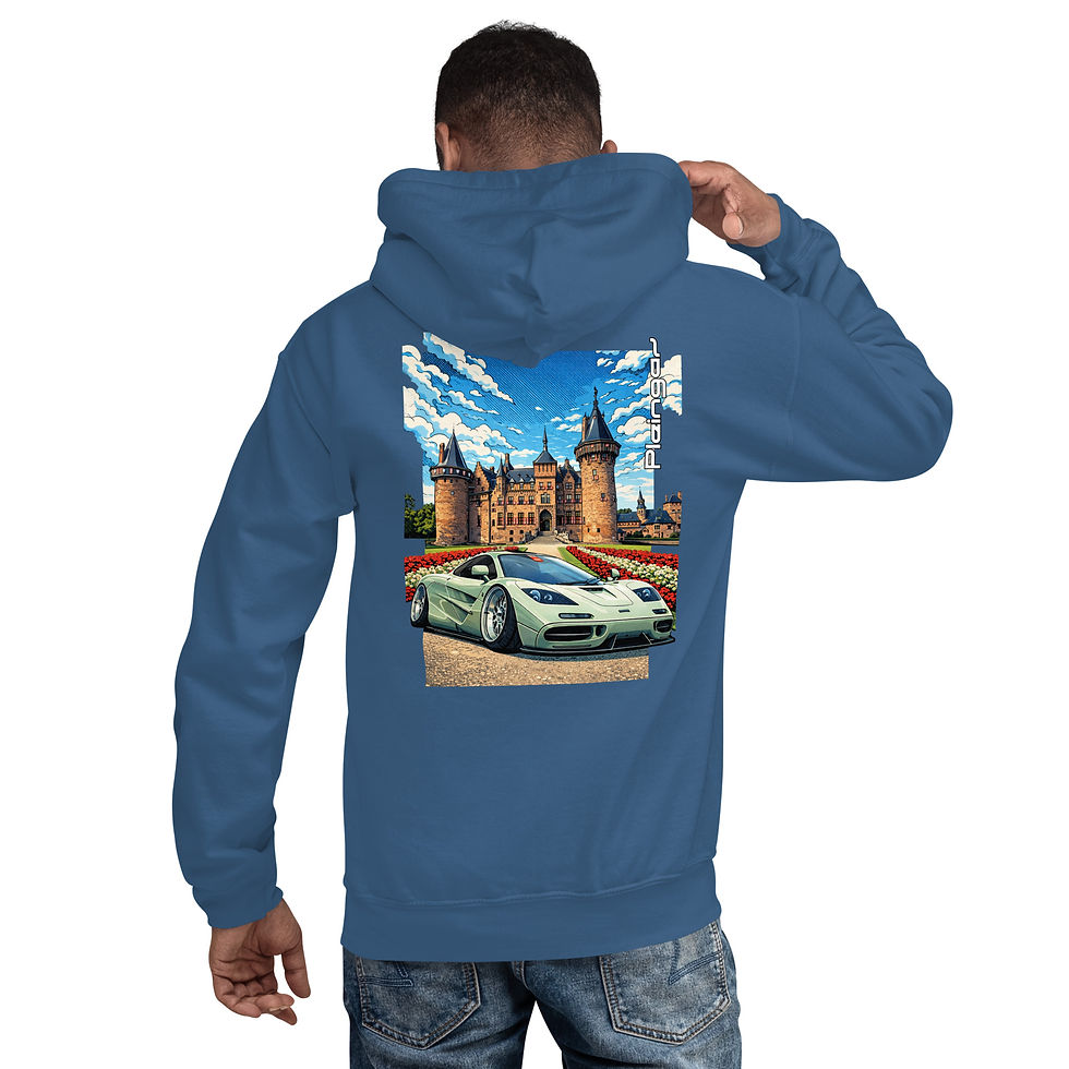 Thumbnail: Hoodie  Pleingaz  F1 CASTLE unisex coton/polyester