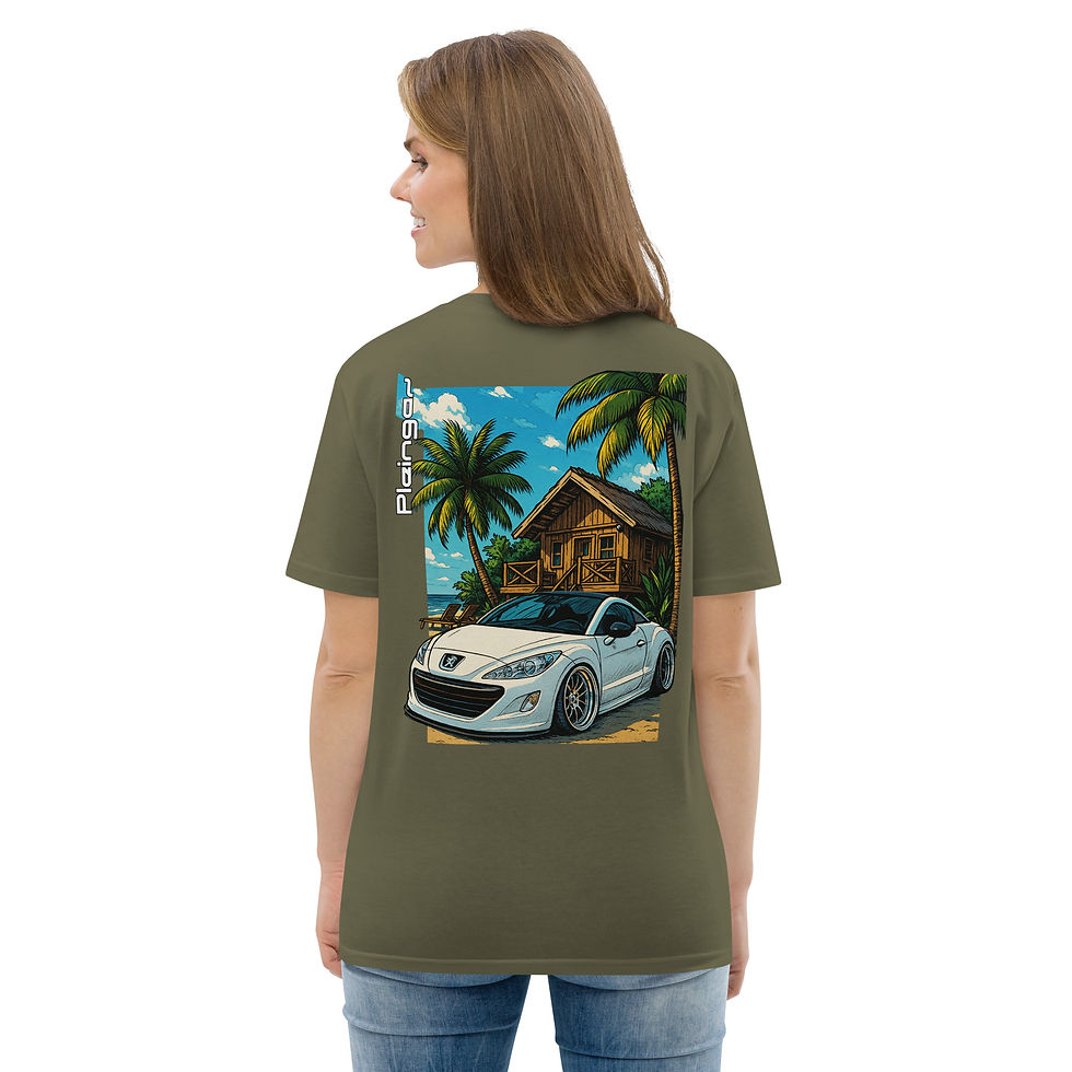 Miniature : T-shirt Pleingaz RCZ WHITE - du S au 5XL - unisex 100% coton bio Oeko-Tex