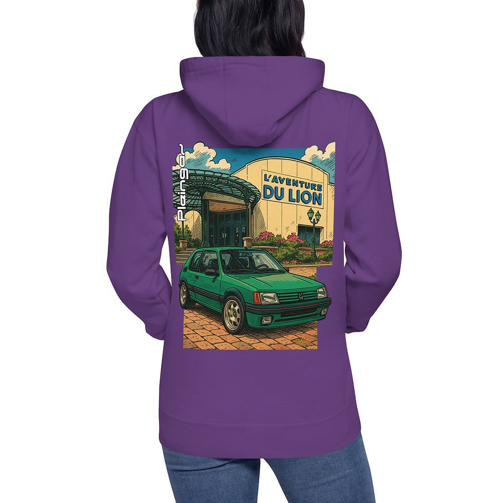 Thumbnail: Hoodie Pleingaz 205 GRIFFE - du S au 3XL  - unisex coton/polyester