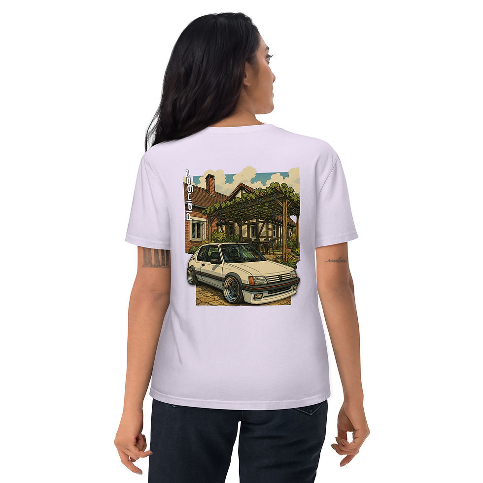 Thumbnail: T-shirt Pleingaz 205 GTi - du S au 5XL - unisex 100% coton bio Oeko-Tex
