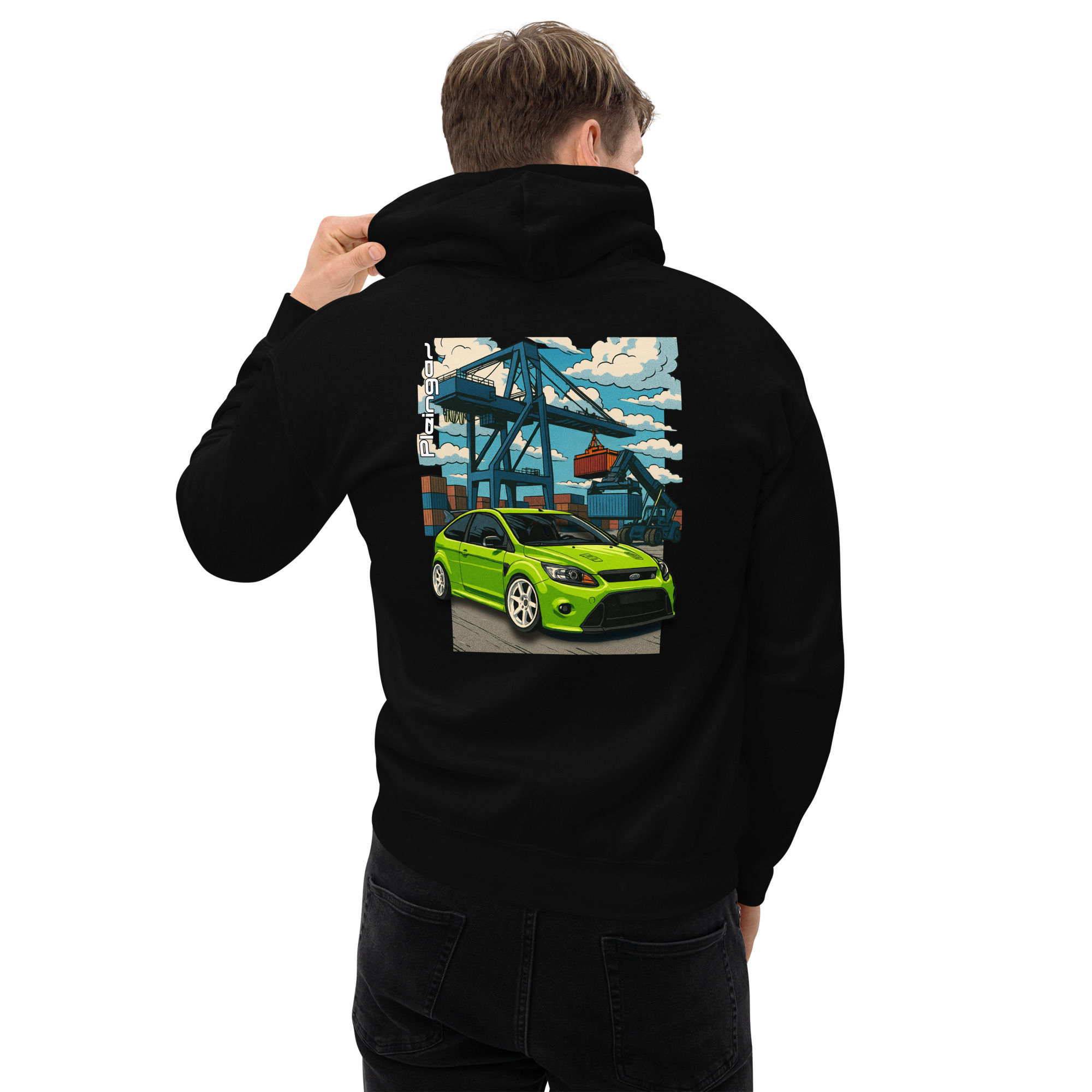 Sweat à capuche Pleingaz FOCUS RS MK2 unisex coton/polyester