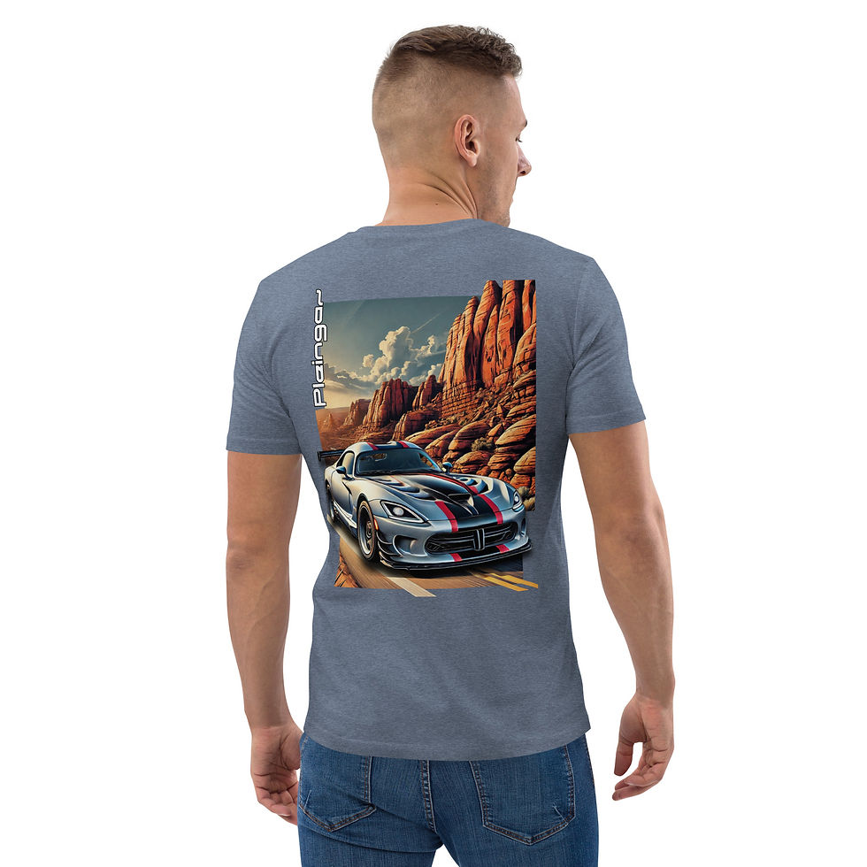 Thumbnail: T-shirt Pleingaz VIPER - du S au 5XL - Unisex 100% coton bio Oeko-Tex