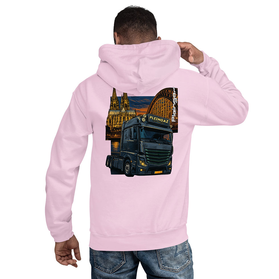 Thumbnail: Hoodie Pleingaz ACTROS unisex coton/polyester