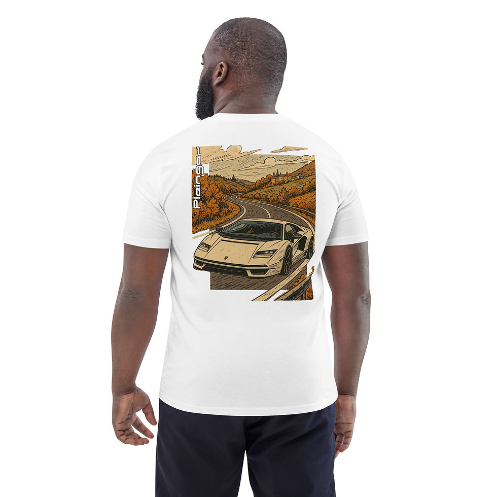 Miniature : T-shirt Pleingaz COUNTACH LP 800-4 - du S au 5XL - Unisex Coton bio Oeko-Tex