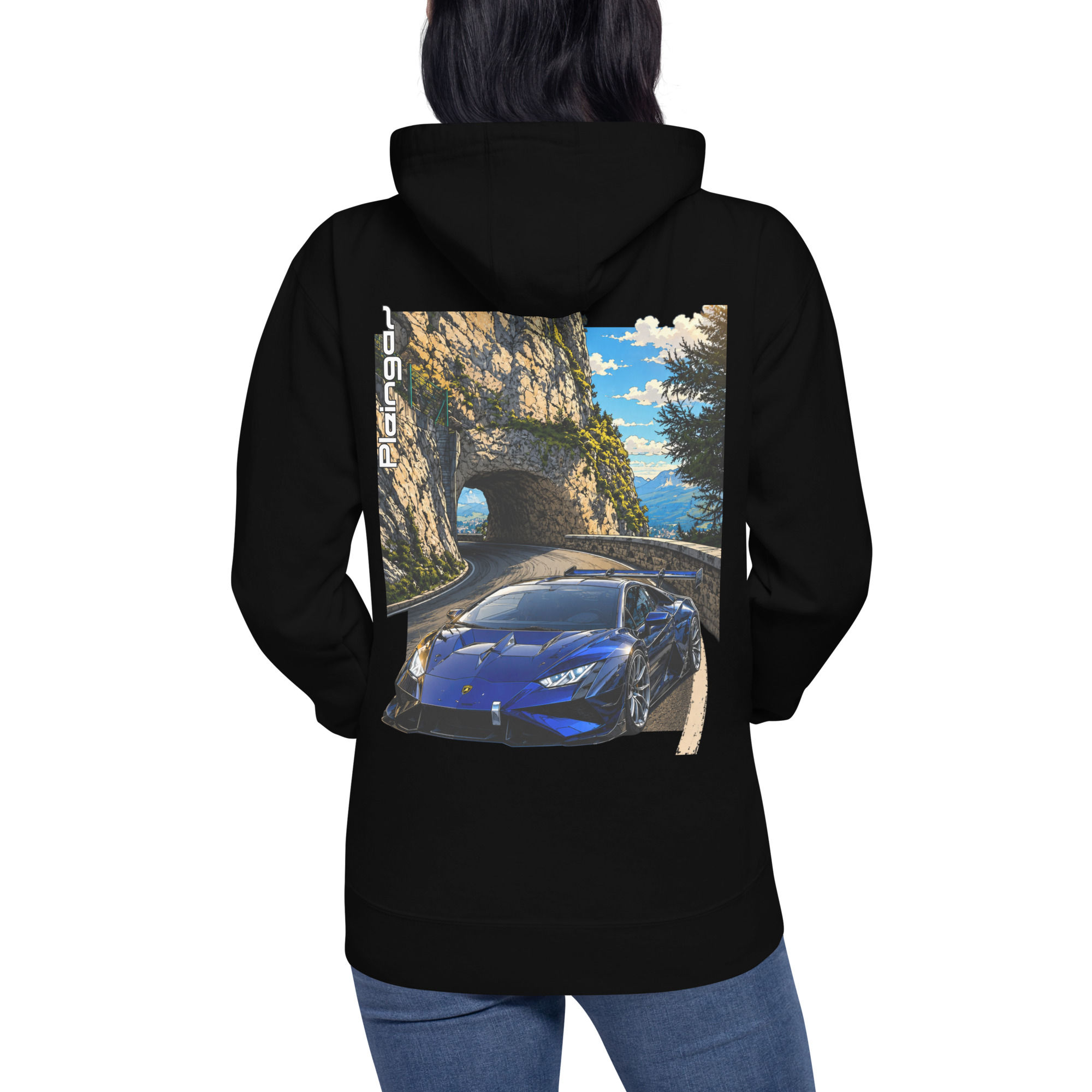 Hoodie Pleingaz HURACAN SUPERTROFEO BLUE - du S au 3XL - unisex coton/polyester