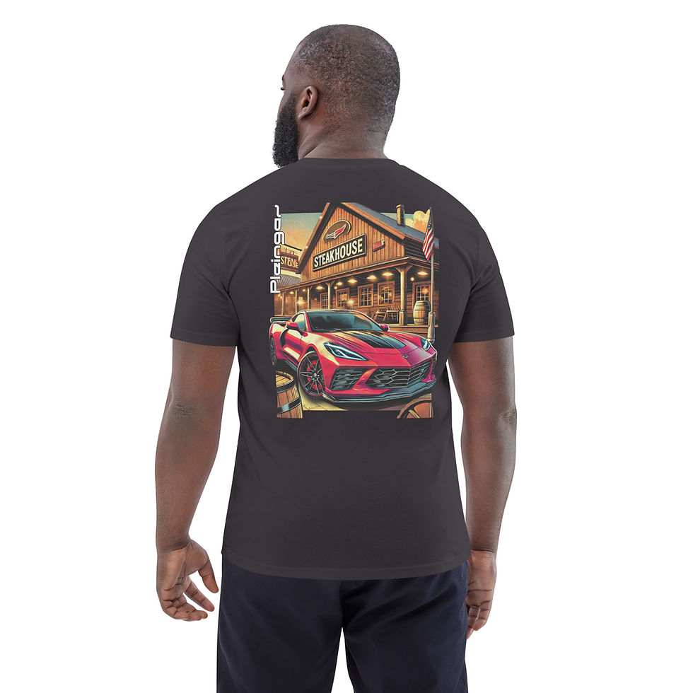 Thumbnail: T-shirt Pleingaz C8 - du S au 5XL - Unisex 100% coton bio Oeko-Tex