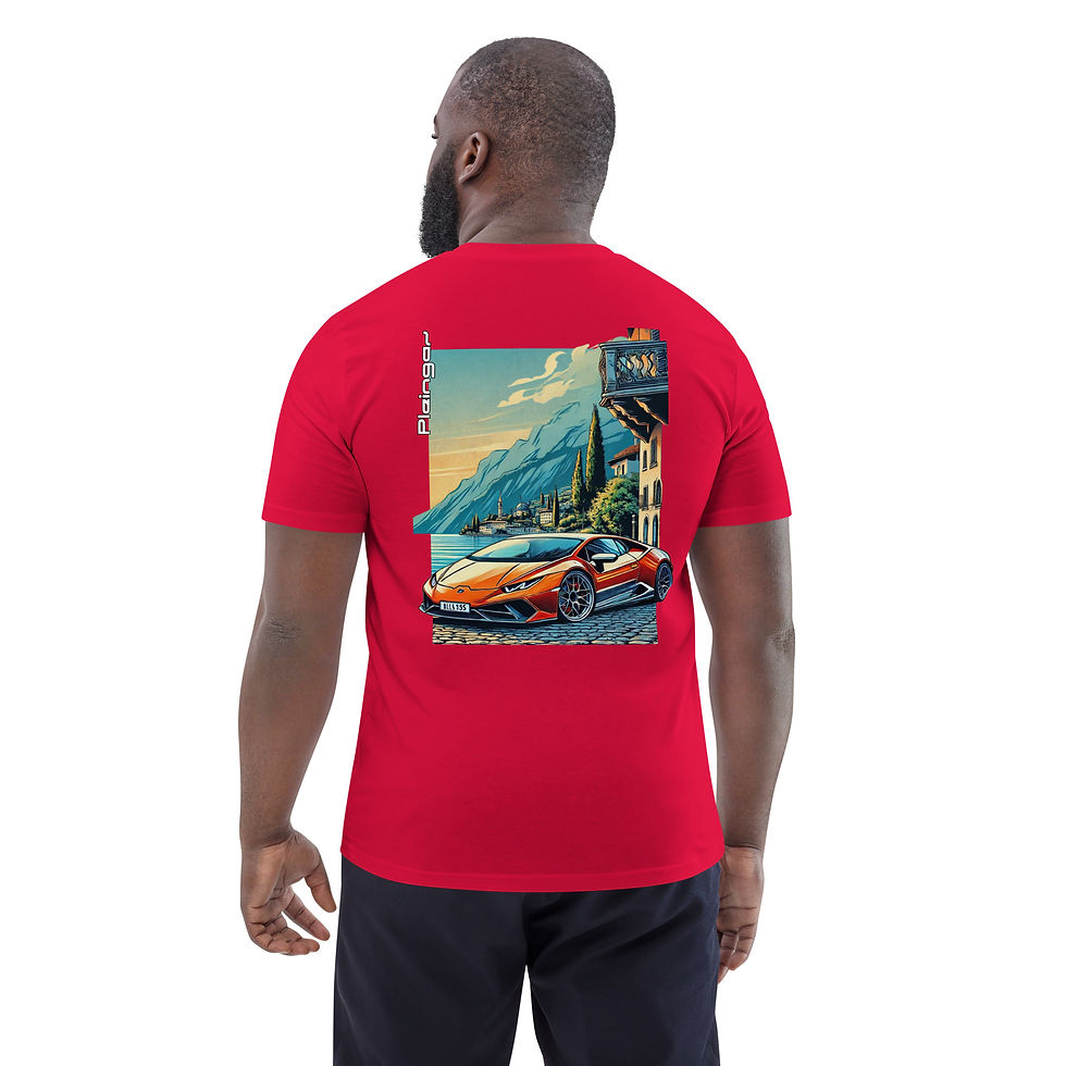 Miniaturbild: T-shirt Pleingaz HURACAN - du S au 5XL - Unisex 100% coton bio Oeko-Tex