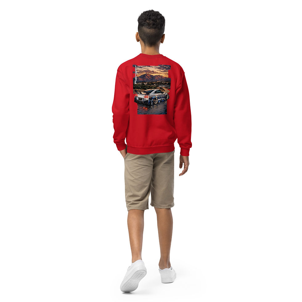 Miniature : Pull enfant Pleingaz R35 FAST WIDEBODY unisex coton/polyester