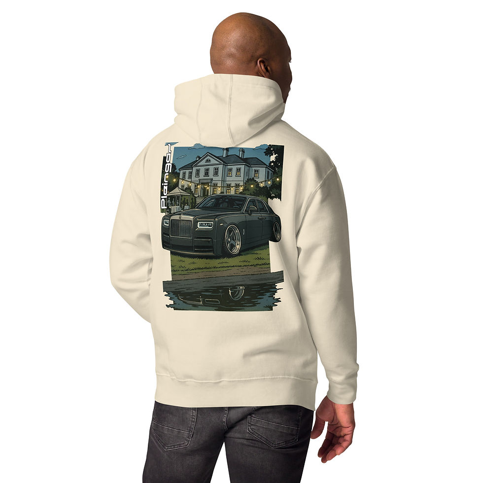 Miniature : Hoodie Pleingaz ROLLIE PHANTOM - du S au 3XL  - unisex coton/polyester