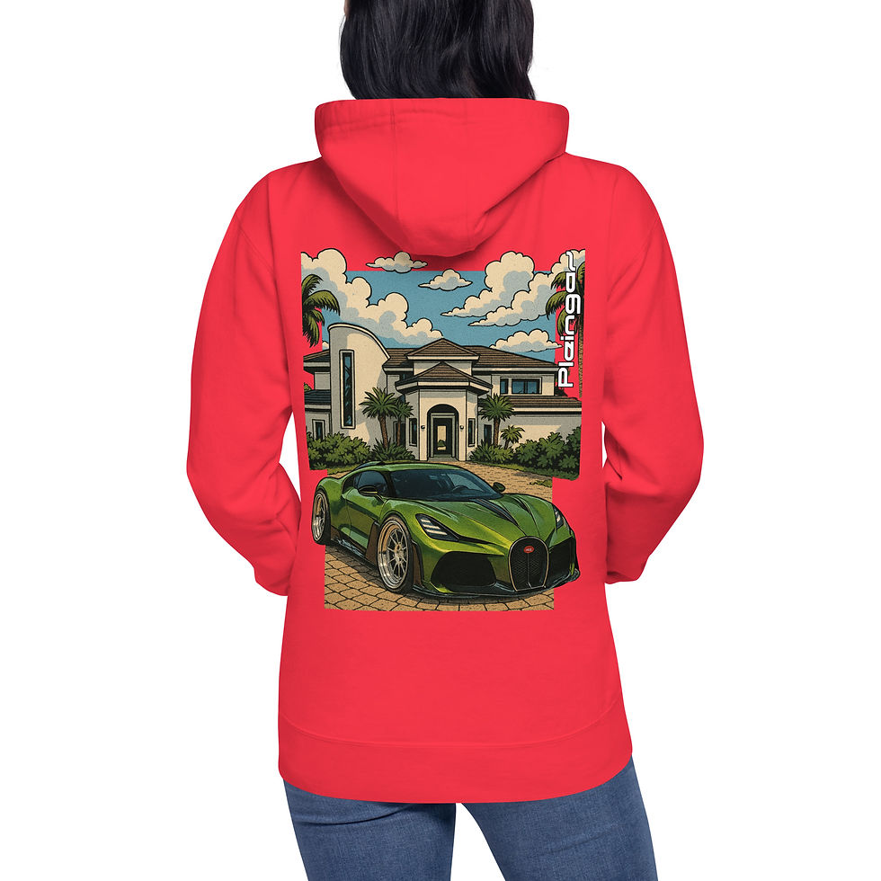 Miniature : Hoodie Pleingaz BROUILLARD - du S au 3XL  - unisex coton/polyester