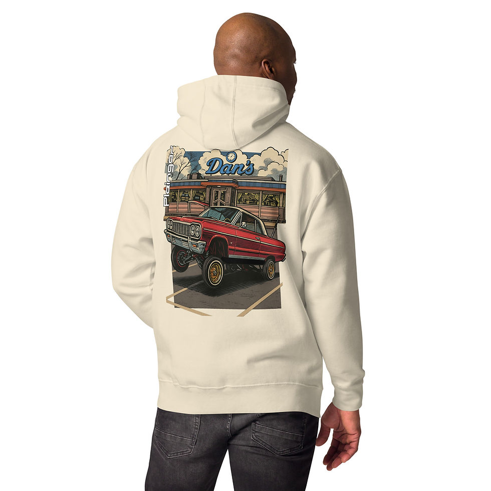 Miniaturbild: Hoodie Pleingaz IMPALA LOWRIDER - du S au 3XL - unisex coton/polyester