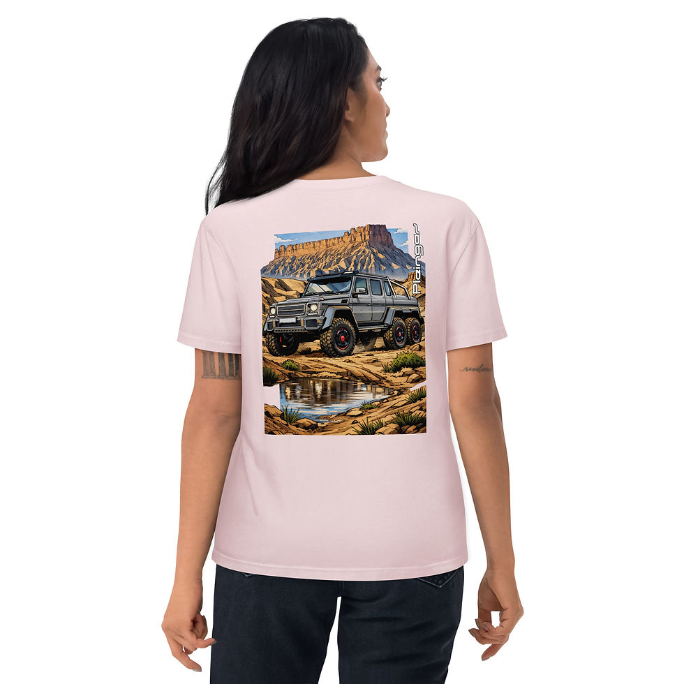 Thumbnail: T-shirt Pleingaz G63 6X6 - du S au 5XL - Unisex coton bio oeko tex