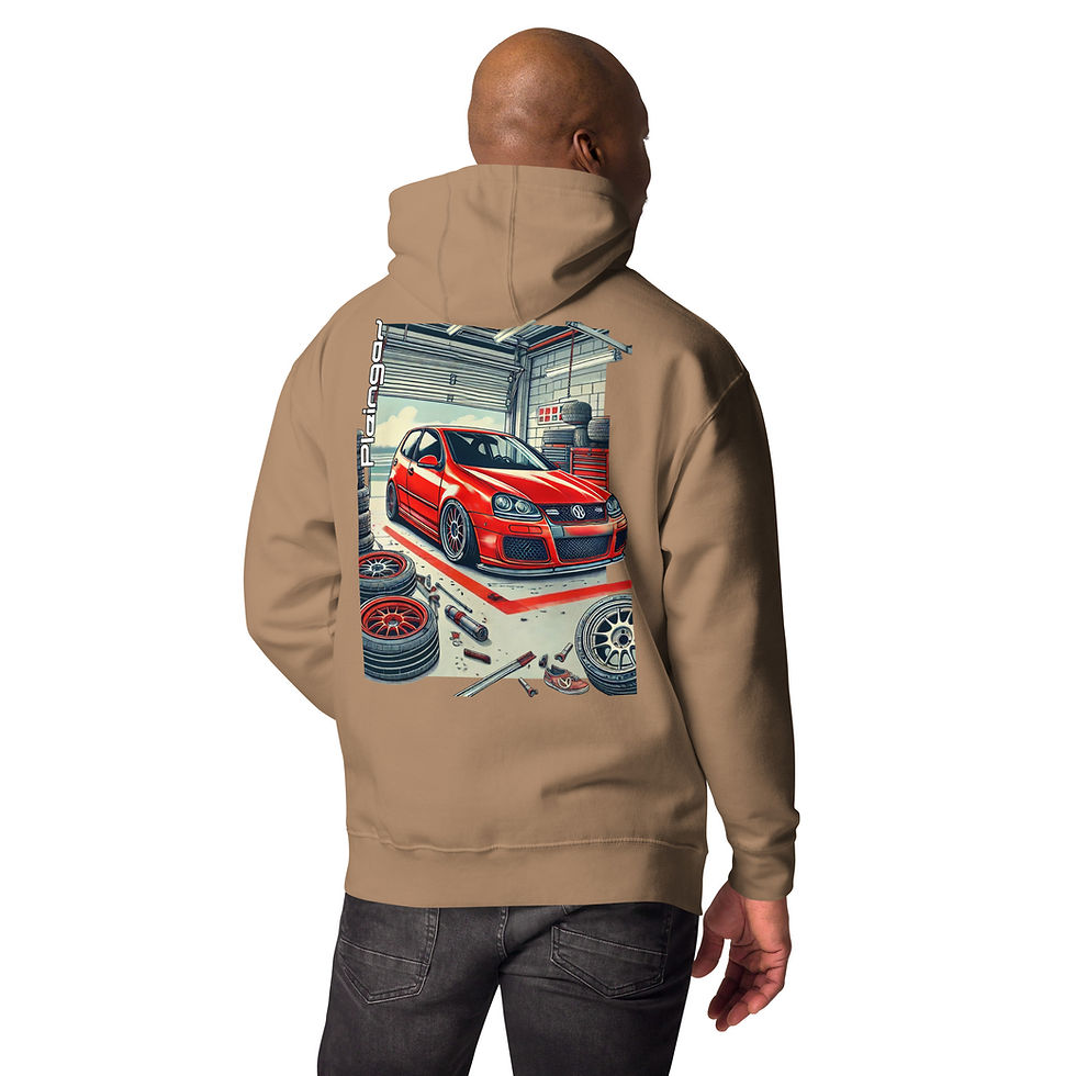 Miniaturbild: Hoodie Pleingaz MK5 GTI - du S au 3XL  - unisex coton/polyester