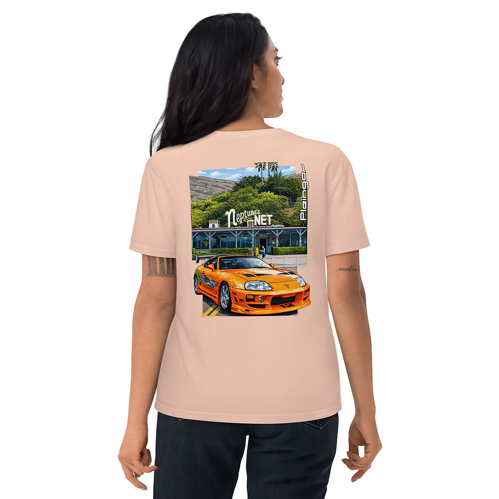 Miniature : T-shirt Pleingaz SUPRA FAST DINER Unisex coton bio oeko tex