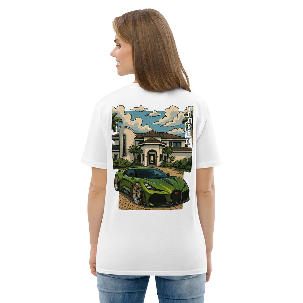 Thumbnail: T-shirt Pleingaz BROUILLARD unisex 100% coton bio Oeko-Tex