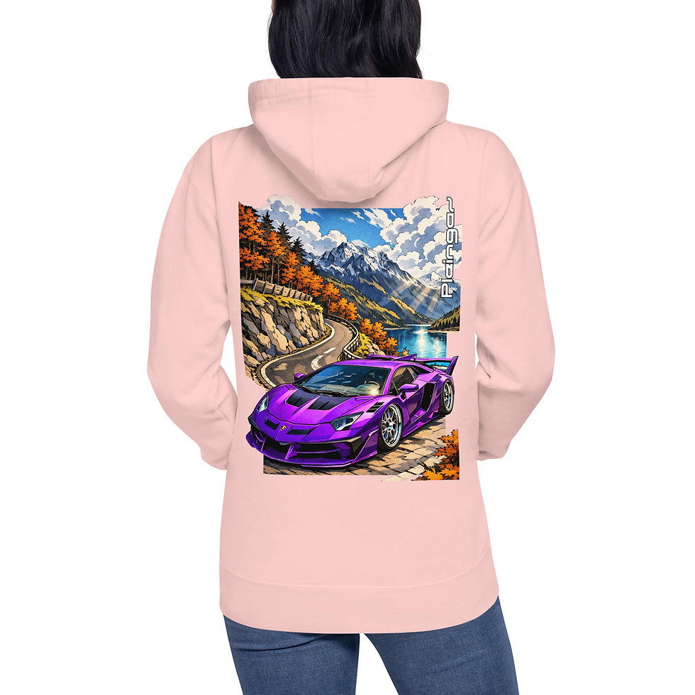 Thumbnail: Hoodie Pleingaz AVENTADOR WIDEBODY - du S au 3XL  - unisex coton/polyester