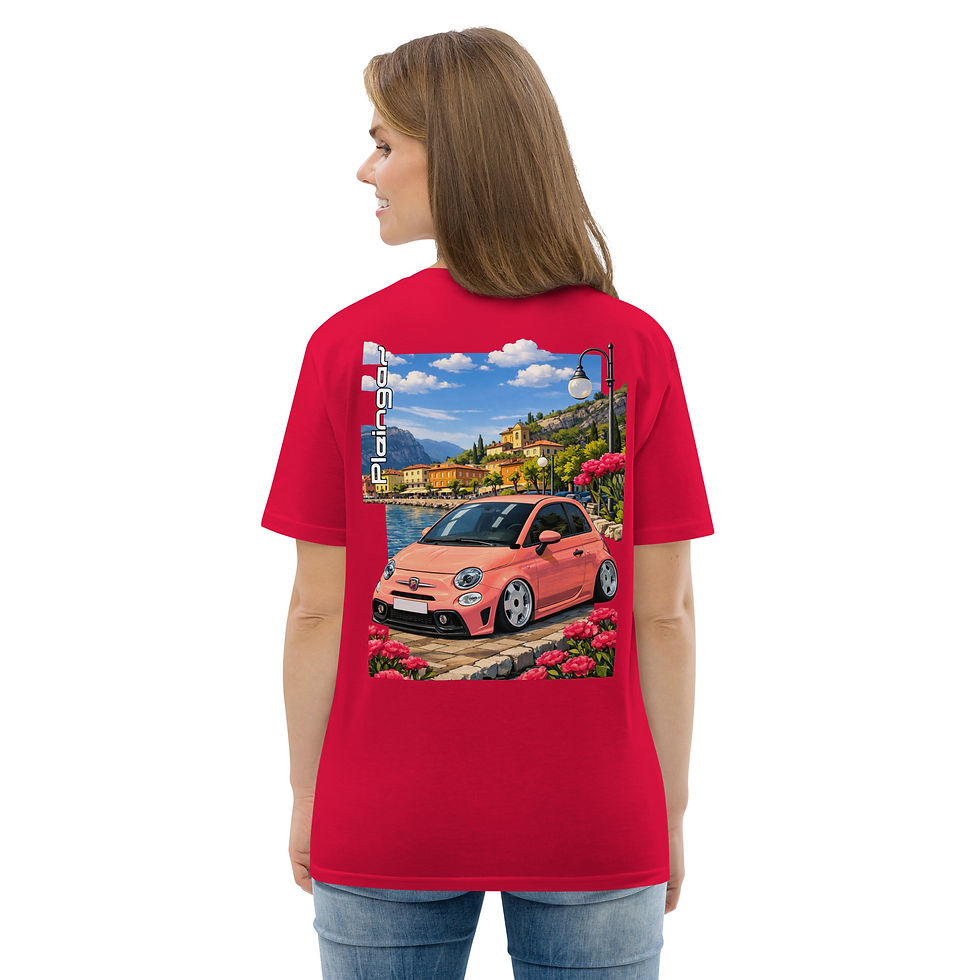 Miniature : T-shirt Pleingaz 500 PEACH Unisex coton bio oeko tex