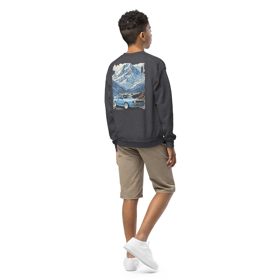 Miniaturbild: Kinderpullover Pleingaz RALLY QUATTRO unisex coton/polyester copie