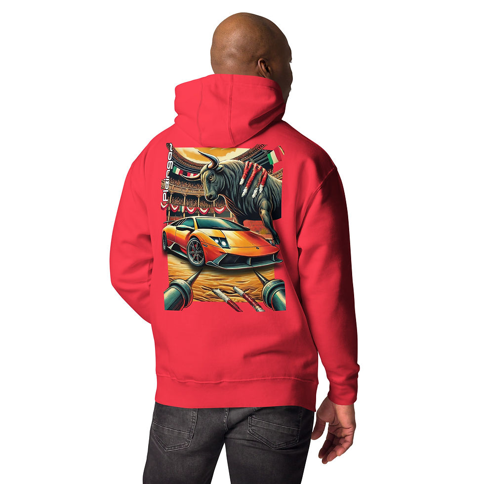Miniaturbild: Hoodie Pleingaz MURCIELAGO - du S au 3XL  - unisex coton/polyester