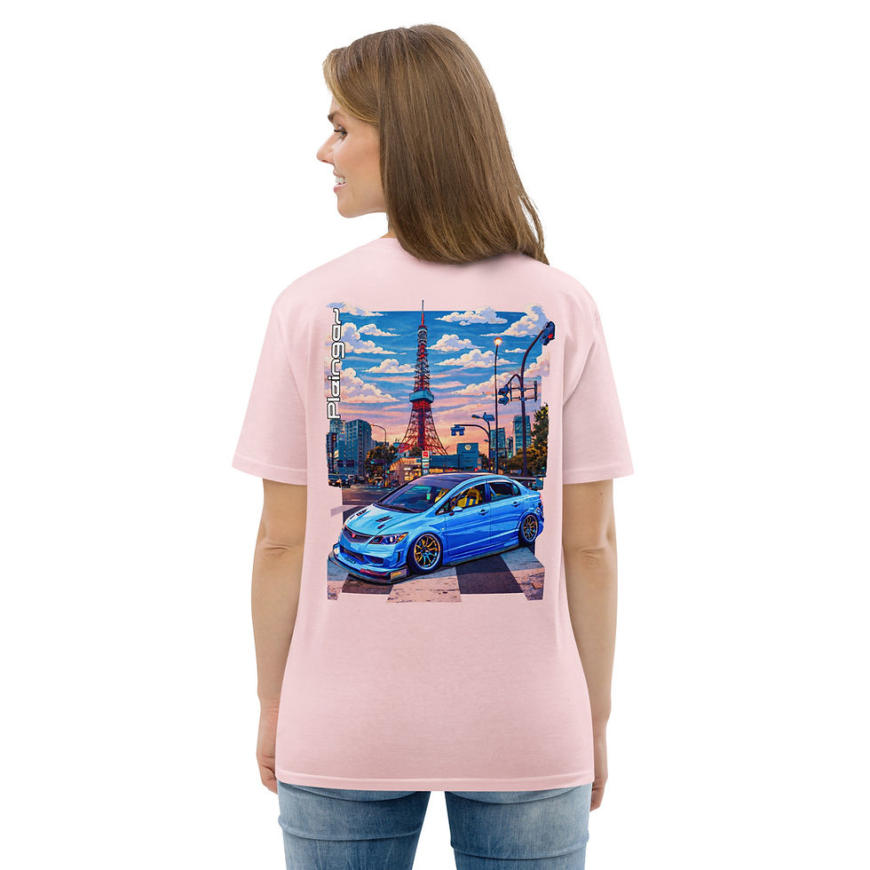 Miniaturbild: T-shirt Pleingaz CIVIC Type R FD2 - du S au 5XL - Unisex coton bio oeko tex