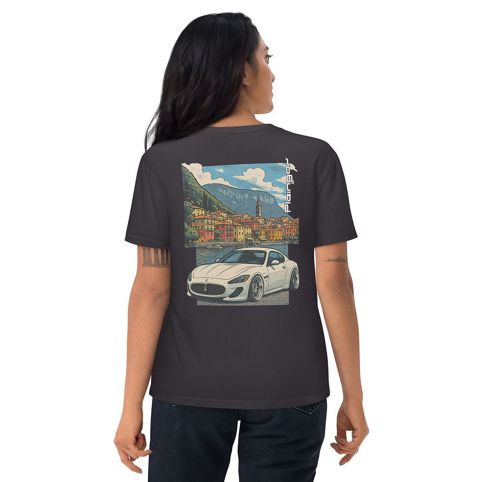 Thumbnail: T-shirt Pleingaz GRANTURISMO - du S au 5XL - unisex 100% coton bio Oeko-Tex