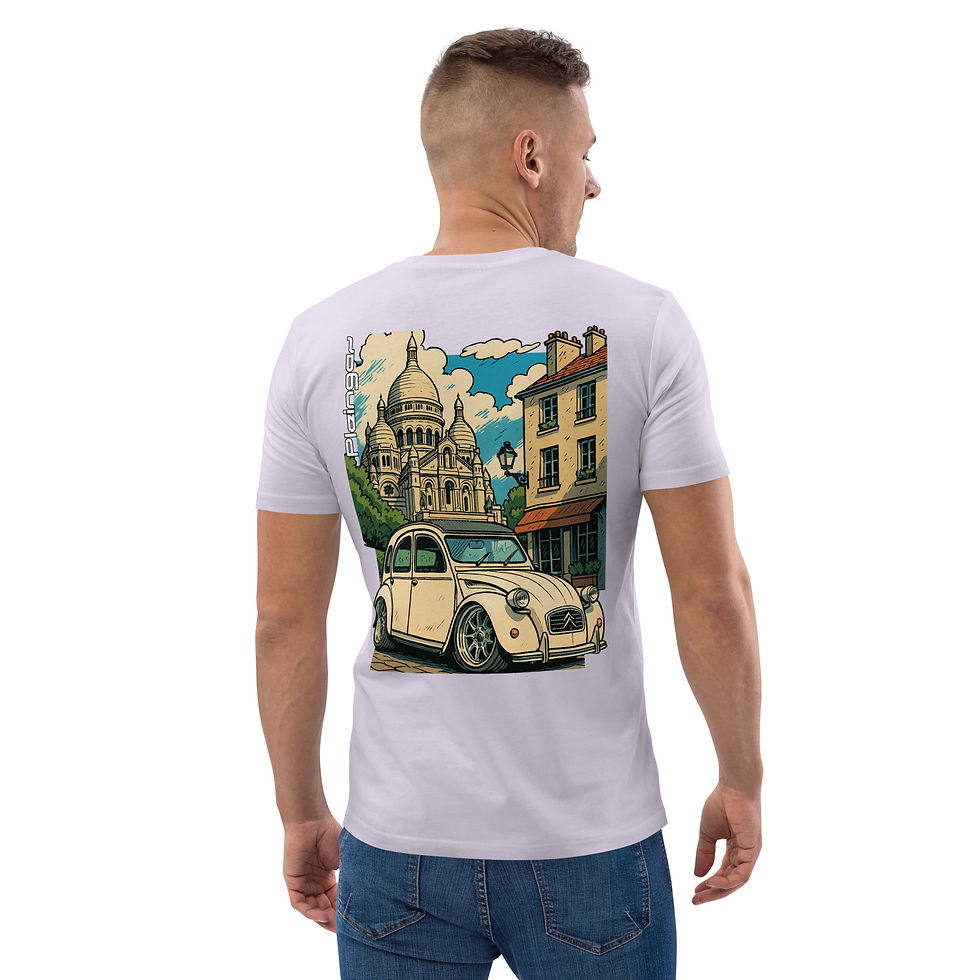 Thumbnail: T-shirt Pleingaz 2CV - du S au 5XL - Unisex 100% coton bio Oeko-Tex