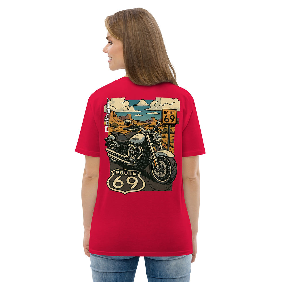 Thumbnail: T-shirt Pleingaz moto - du S au 5XL - unisex 100% coton bio Oeko-Tex