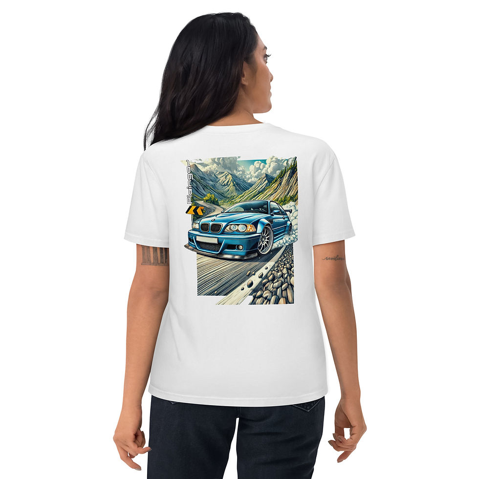 Thumbnail: T-shirt Pleingaz E46 M3 - du S au 5XL - Unisex 100% coton bio Oeko-Tex