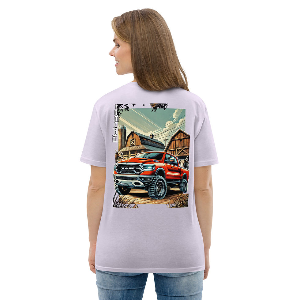 Thumbnail: T-shirt Pleingaz RAM - du S au 5XL - Unisex 100% coton bio Oeko-Tex