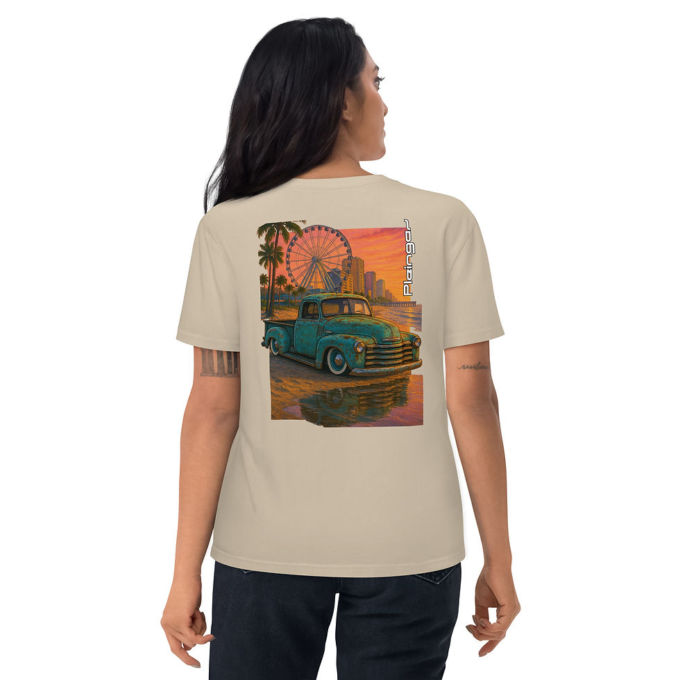 Thumbnail: T-shirt Pleingaz PICKUP - du S au 5XL - Unisex Coton Bio Oeko-tex