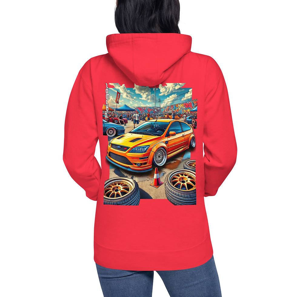 Miniature : Hoodie Pleingaz FOCUS ST - du S au 3XL - unisex coton/polyester