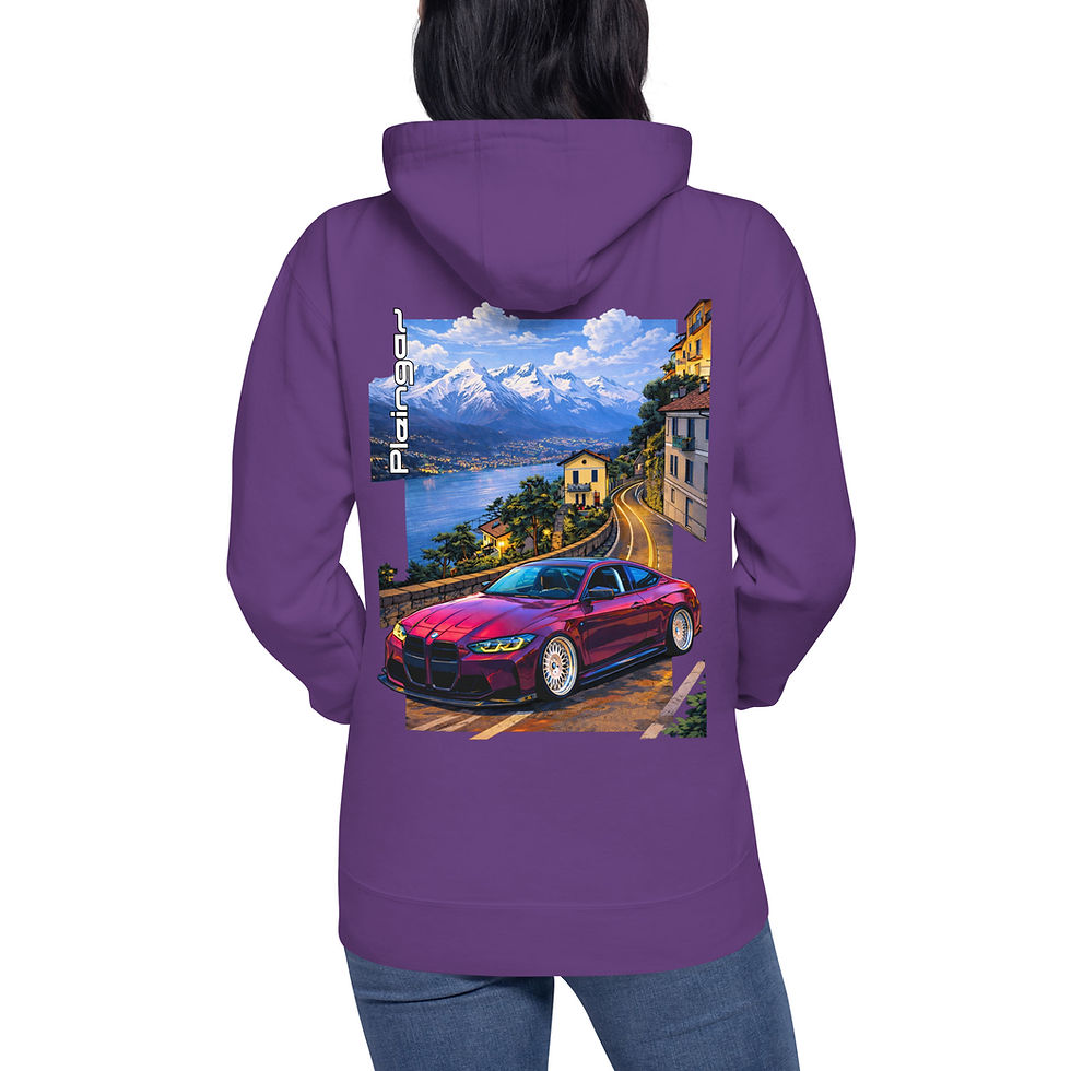 Miniature : Hoodie Pleingaz M4 G82 PURPLE - du S au 3XL - unisex coton/polyester