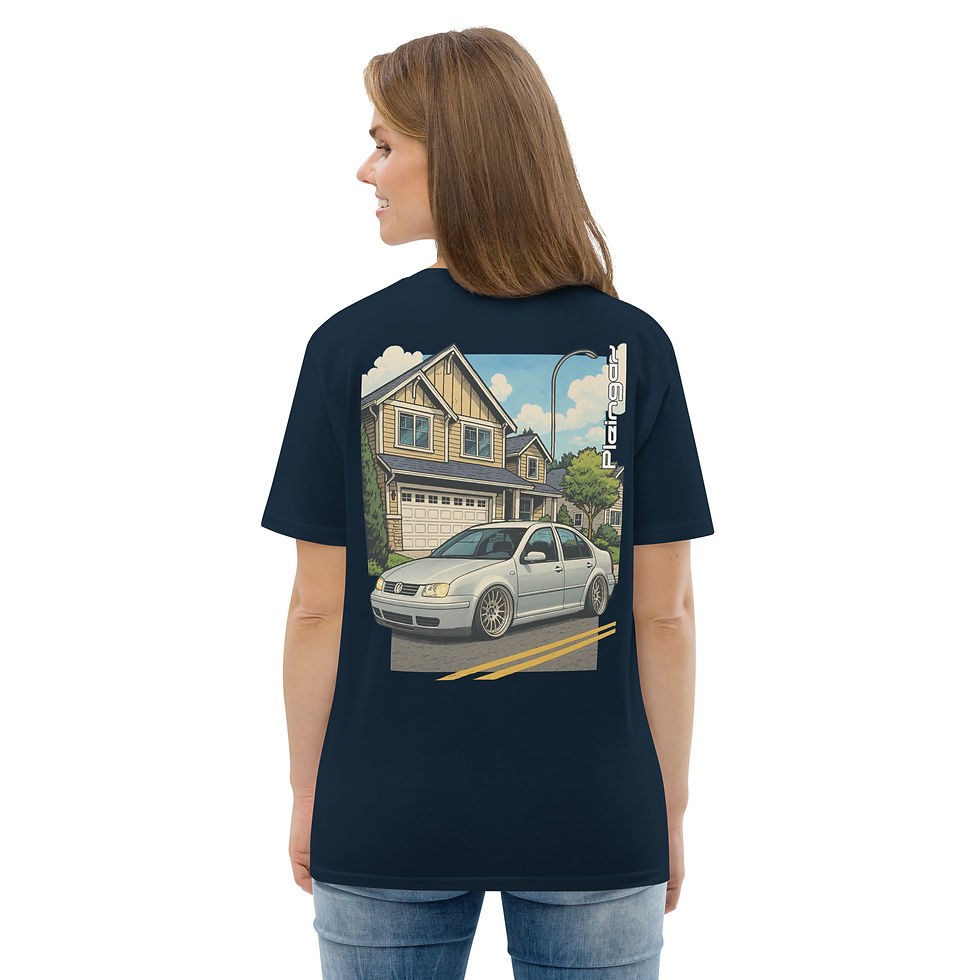 Thumbnail: T-shirt Pleingaz BORA Unisex coton bio oeko tex