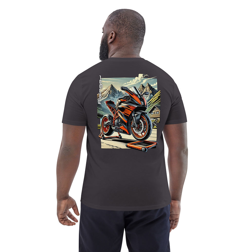 Thumbnail: T-shirt Pleingaz RC8 Unisex 100% coton bio Oeko-Tex